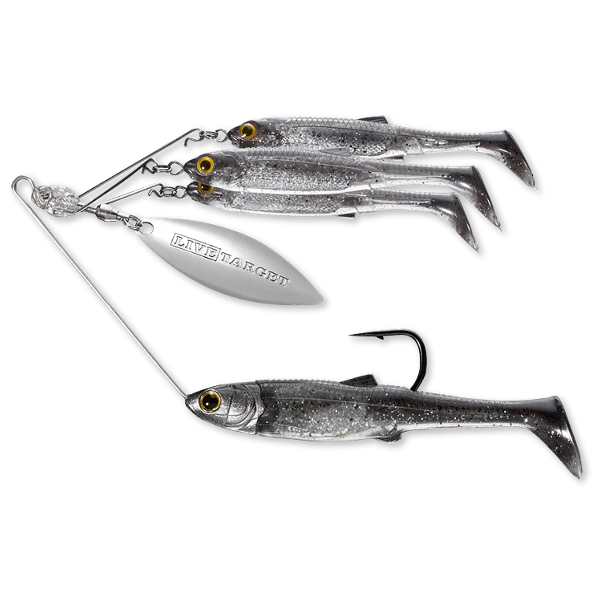 MINNOW RIG SPINNERBAIT LARGE/14G SMOKE/SILVER