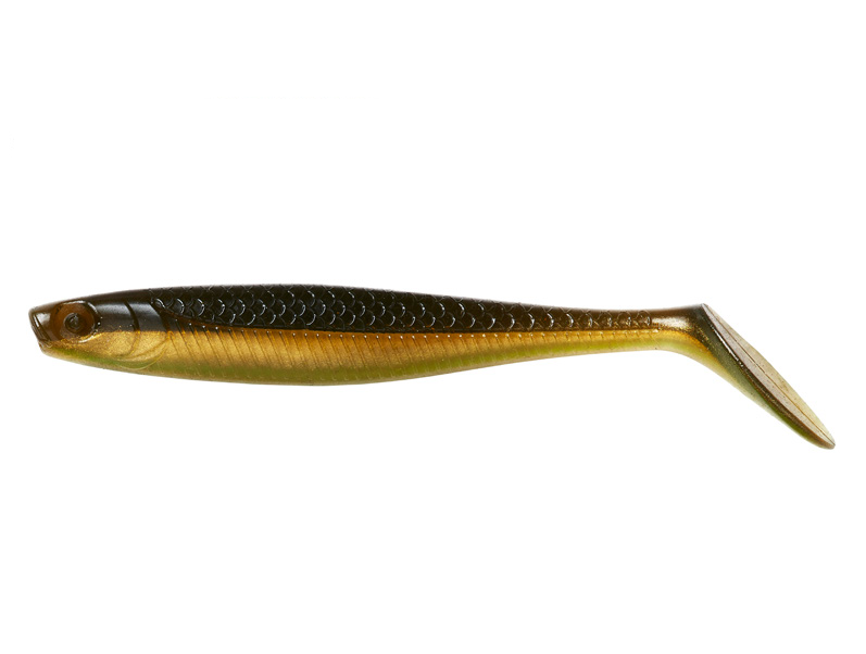 SHAD SLIM PADDLE TAIL 10CM/7G/OLIVE GOLD/4BUC/PL