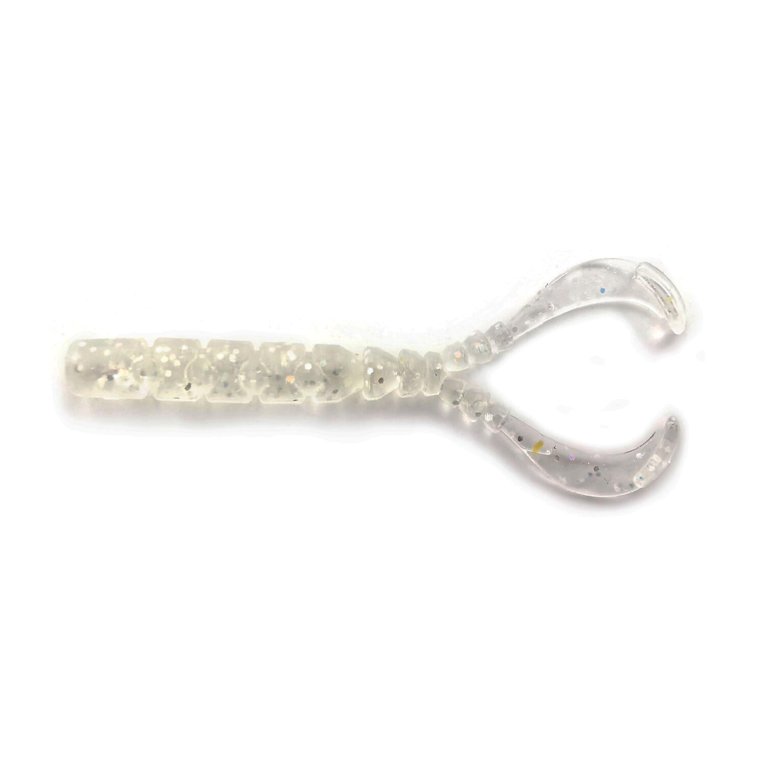 NALUCA AJI MICRO CHIKI 4,3CM CLEAR RAINBOW GLITTER