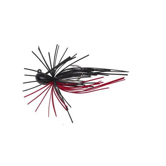 NALUCA SKIRT FLIRT JIG 6CM/4G SINKING BLACK RED