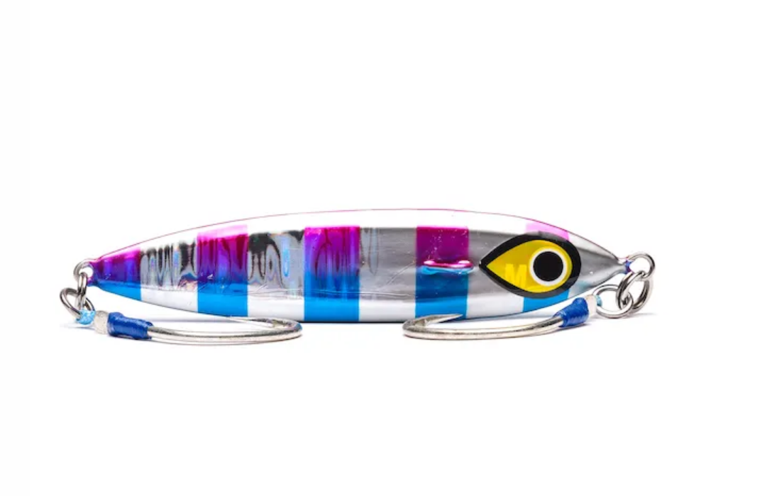 JIG MUSTAD WINGMAN SILVER PINK BLUE 150G