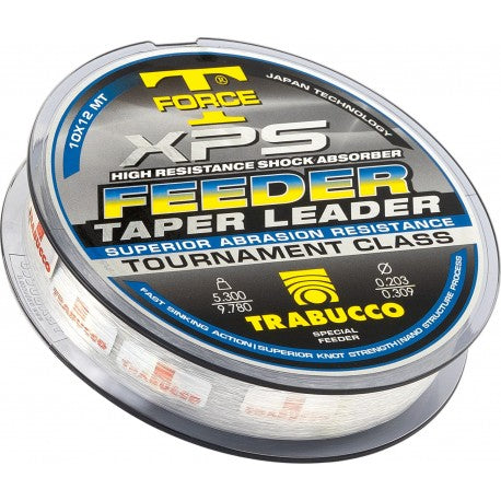 Fir Trabucco T-Force XPS Feeder Taper Leader 12m X 10