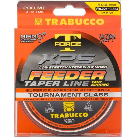 Fir Trabucco T-Force XPS Feeder Taper Line 200m