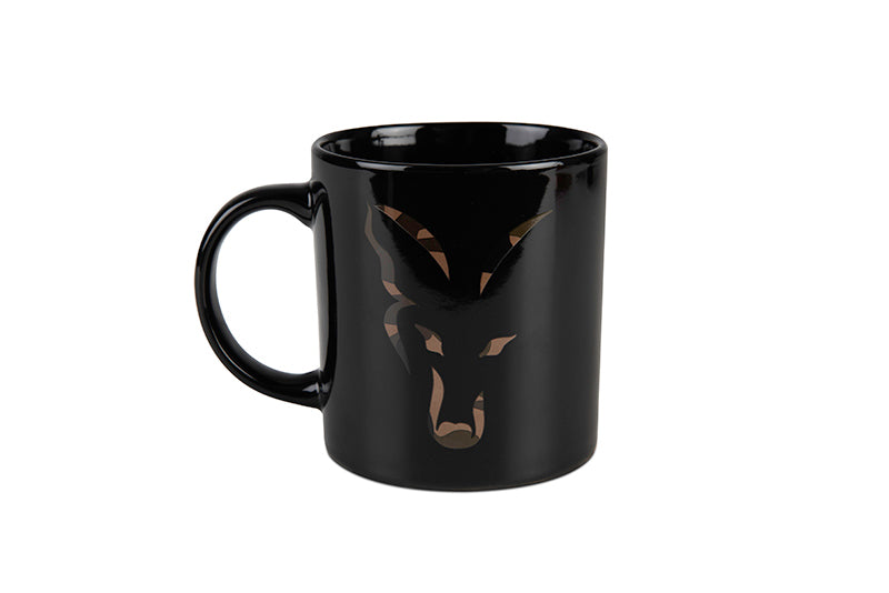 Fox Black & Camo Head Ceramic Mug