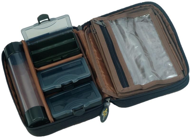 Geanta accesorii feeder (contine tub pt plute + 3 cutii pt accesorii) 16x6x22 cm
