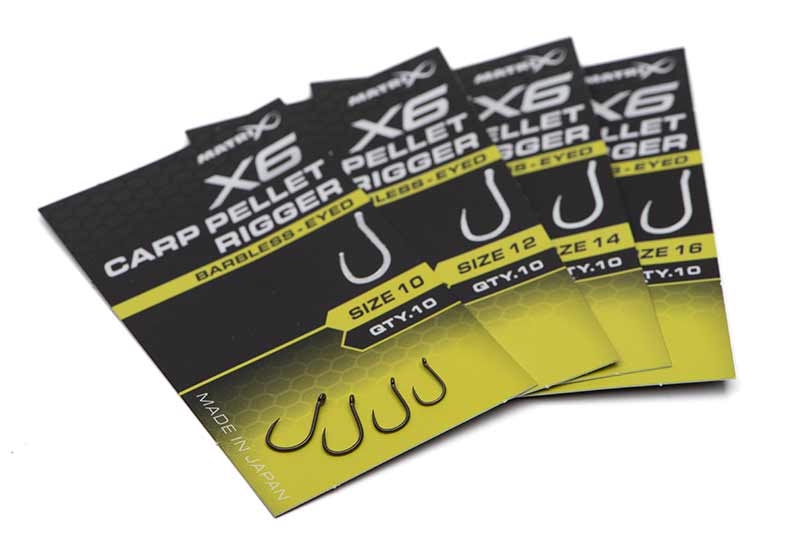 Matrix X6 - Carp Pellet Rigger Hooks