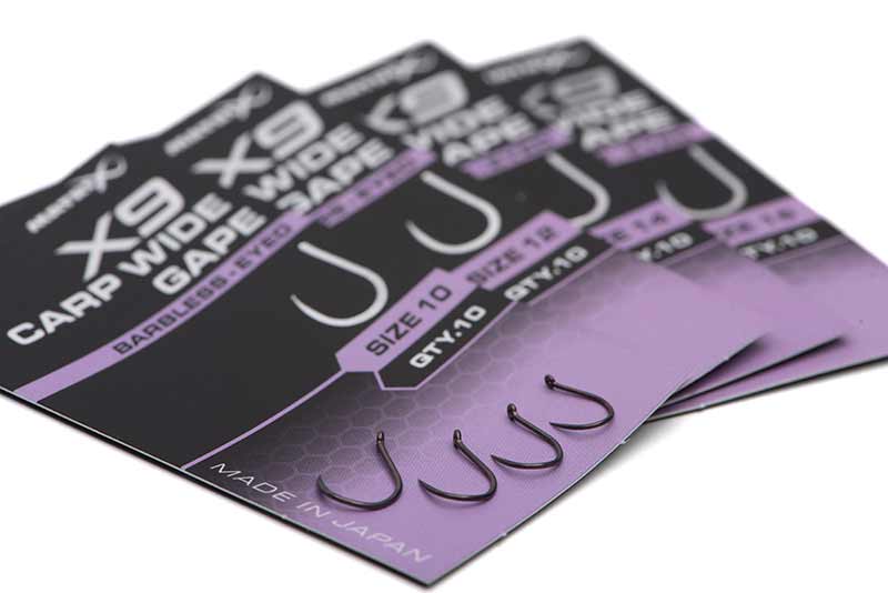Matrix X9 - Carp Wide Gape Hooks