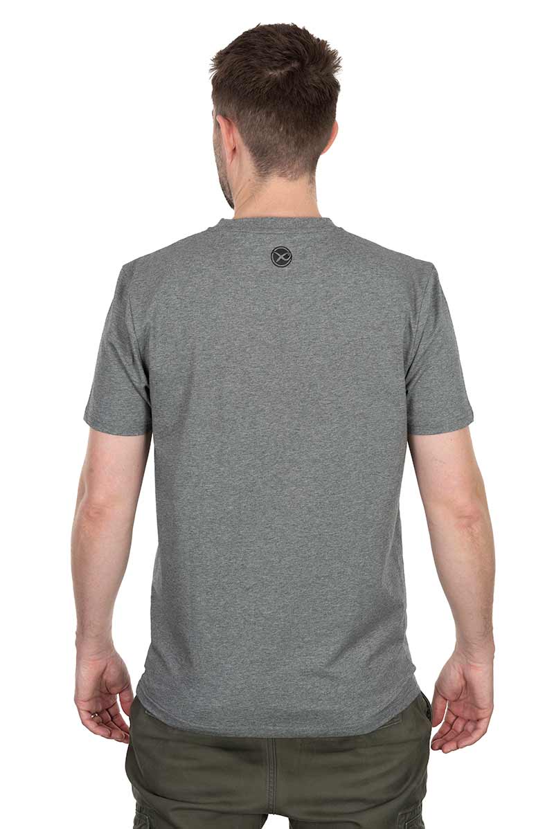 Matrix Hex Print T-Shirt (Grey Marl)