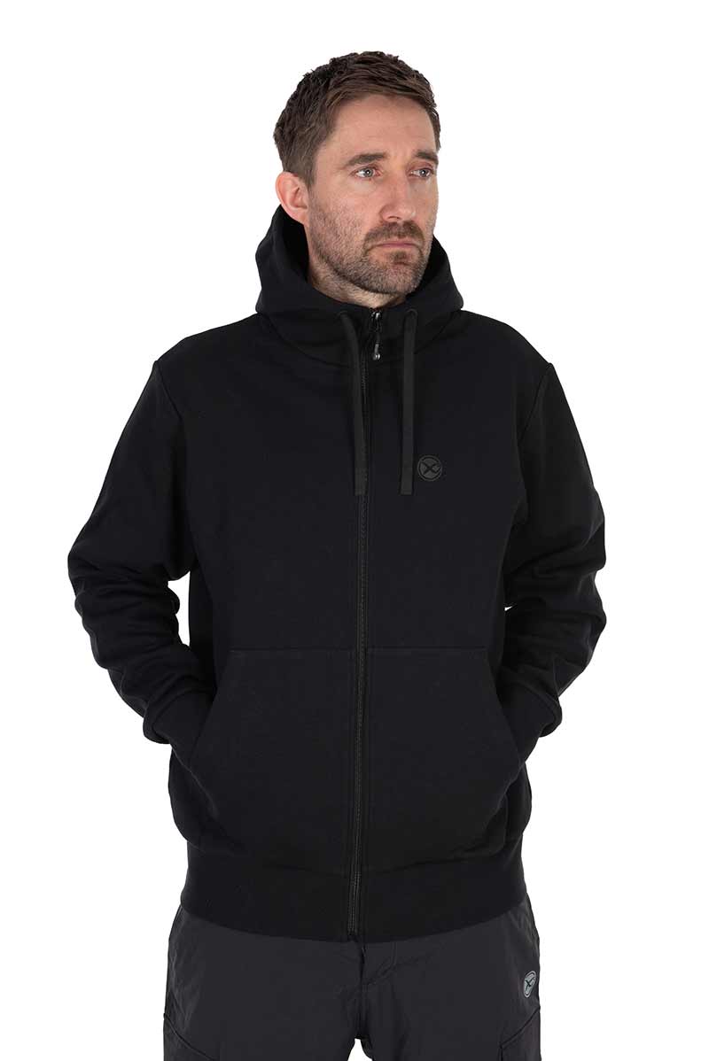 Matrix Stealth Zipped Hoody – Black