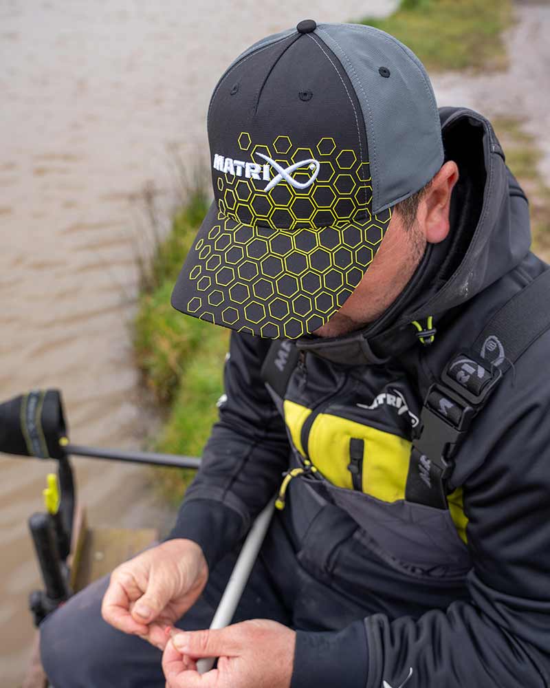 Matrix Hex Print Cap (Black)