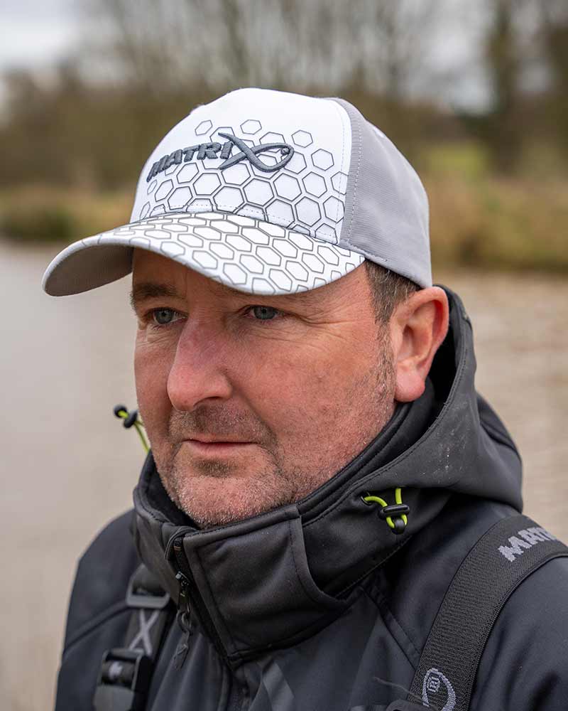 Matrix Hex Print Cap (White)