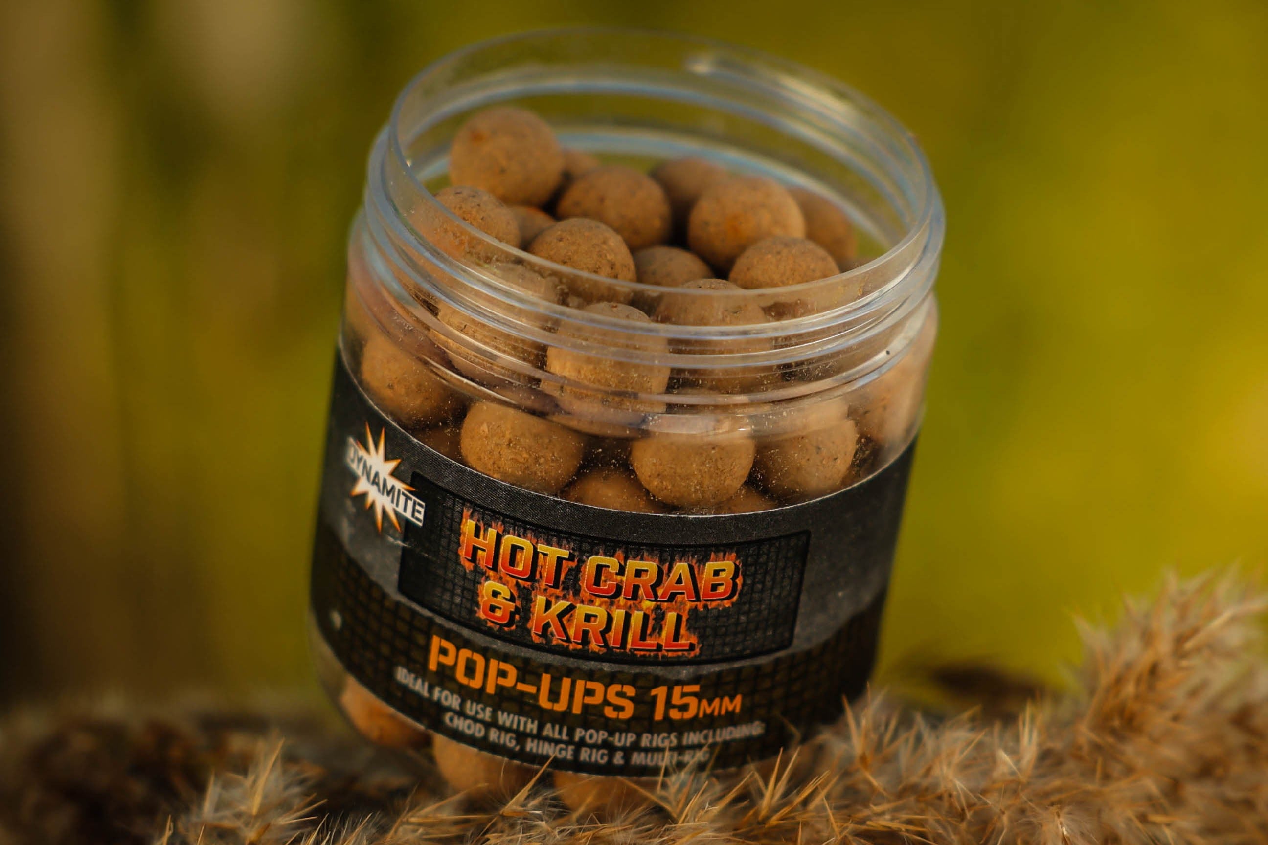 Hot Crab & Krill - Food Bait Pop-Up 15mm