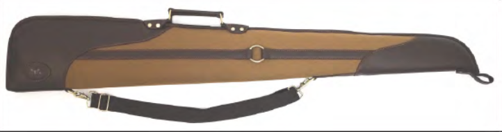 Husa arma cu tevi lisa 128x21 cm  interior lana (maro)