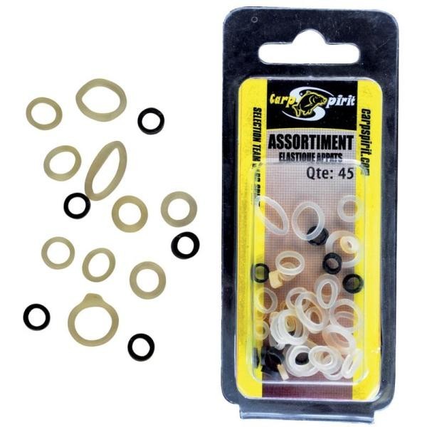 Inele elastice diverse diametre (45 buc)