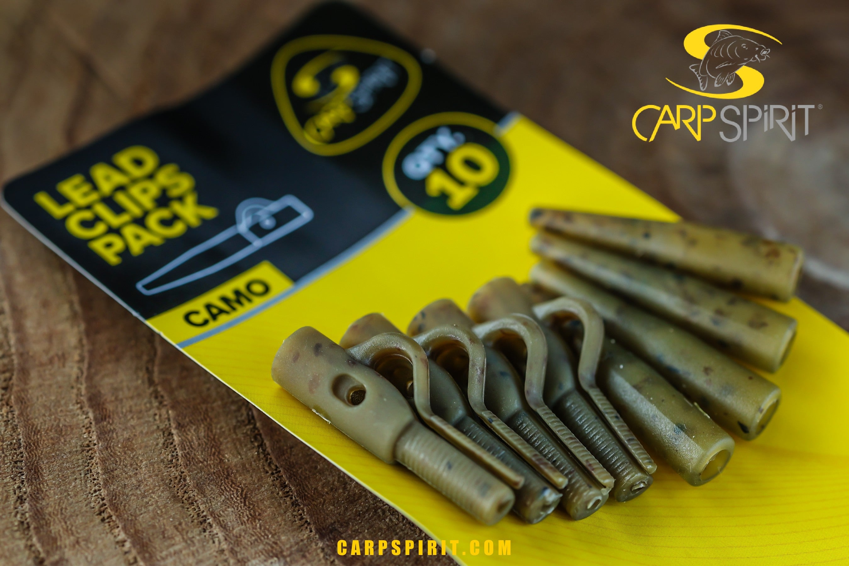Lead Clips WEED CAMO  x  10