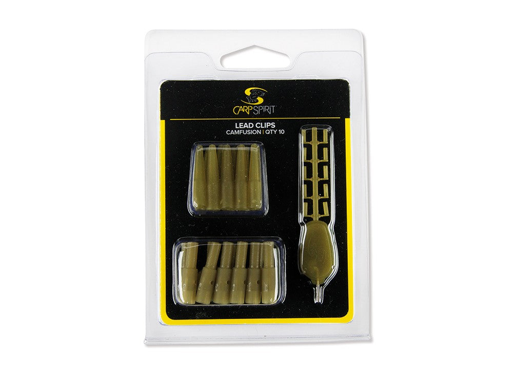 Lead Clips WEED GREEN X10