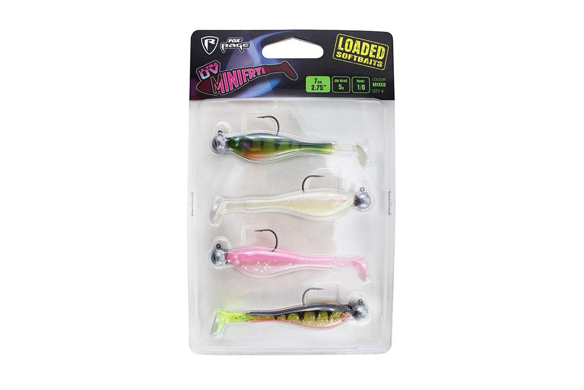 Fox Rage Ultra UV Mini Fry Loaded Lure Pack