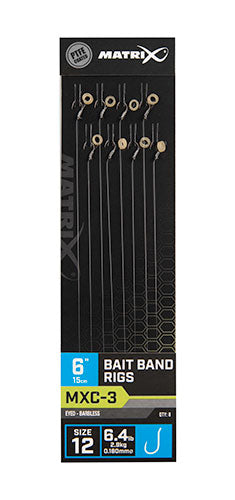 Matrix MXC-3 Bait Band Rigs 15cm/6ins
