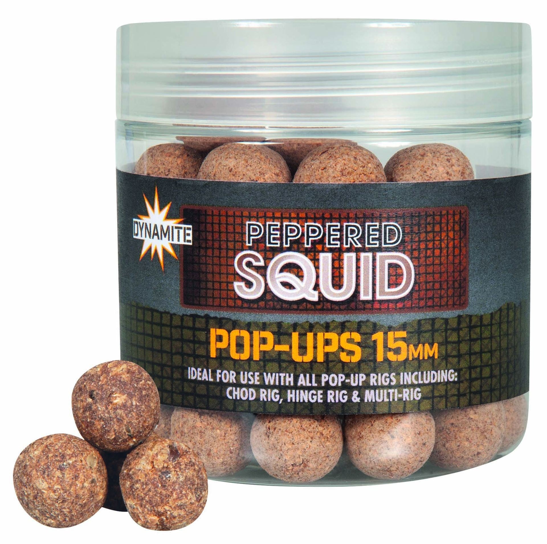 Peppered Squid Foodbait Pop-Ups 15mm