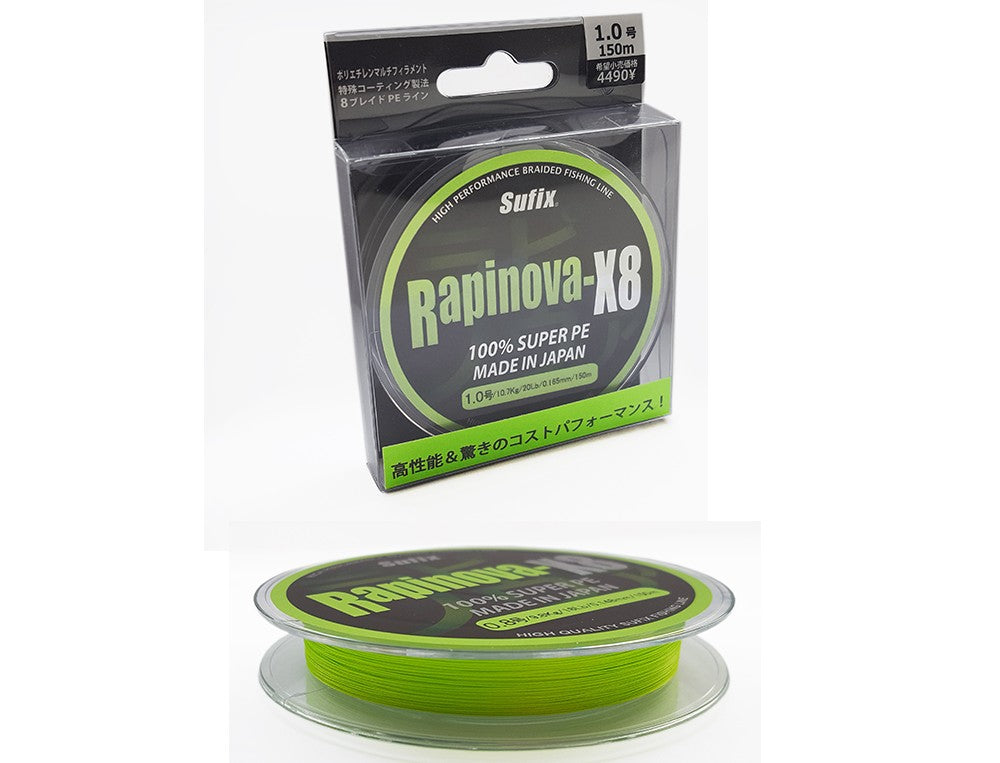 RAPINOVA X8 LEMON GREEN 150M 14.8