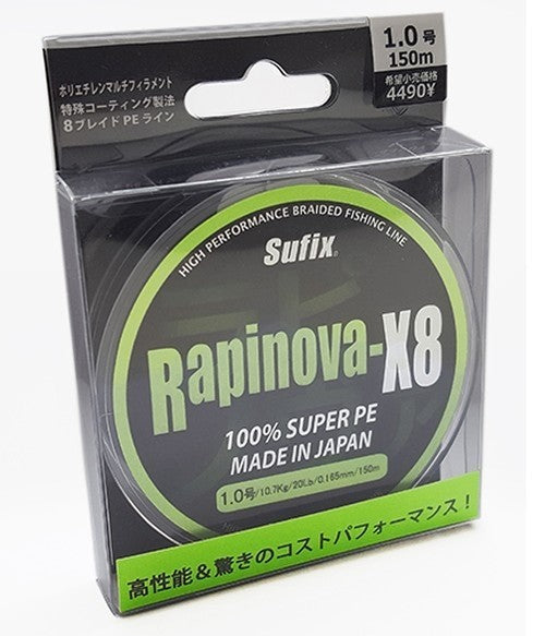 RAPINOVA X8 LEMON GREEN 150M 20.5