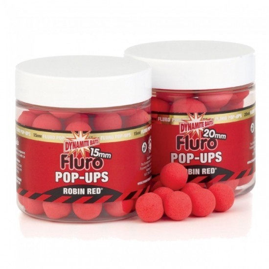Robin Red Fluro Pop Up 20mm - cutie