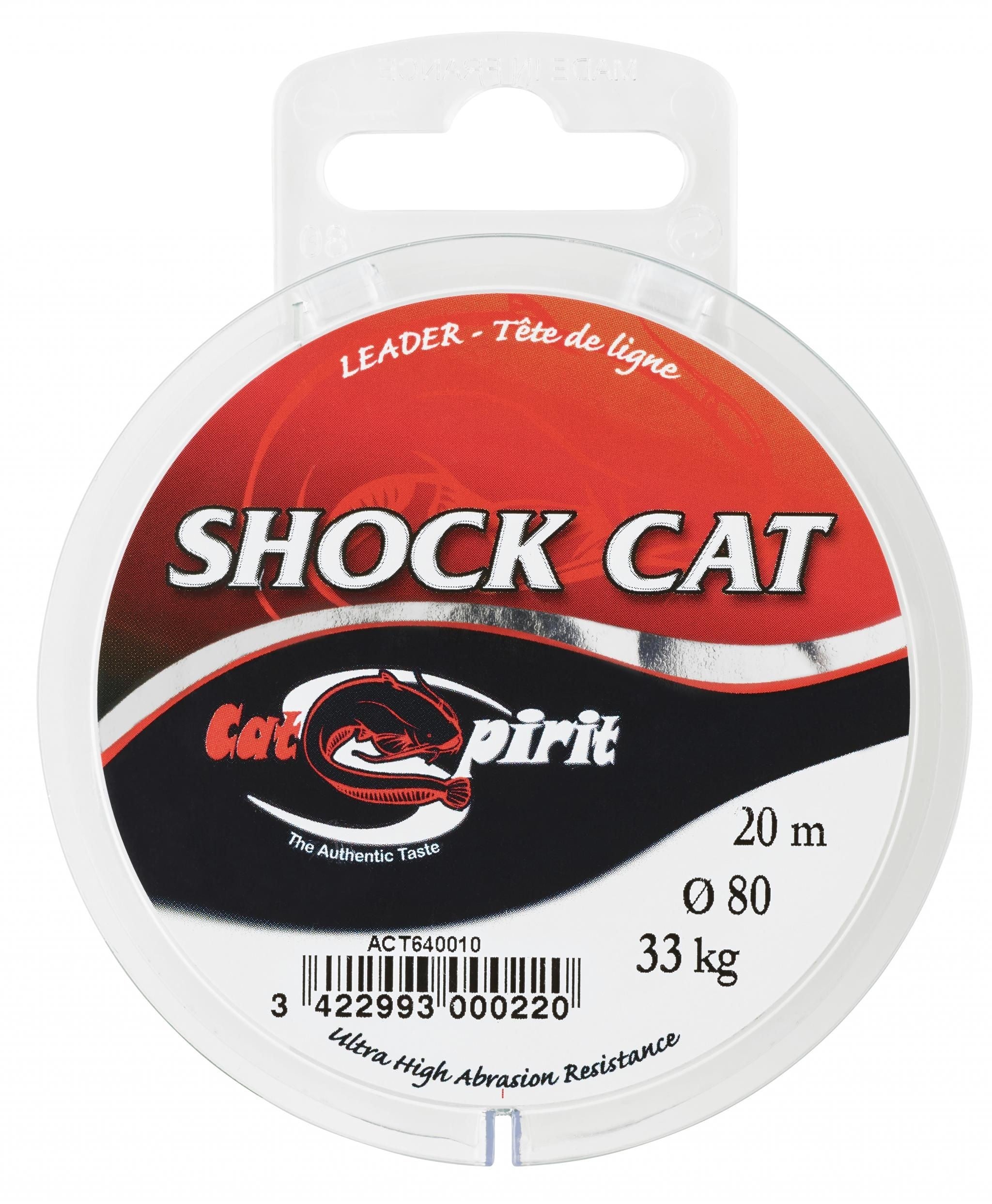 Shock Cat fir monofilament inaitas pt somn 80 kg 20m