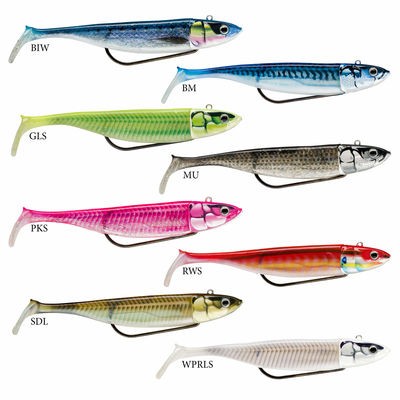 STORM 360GT COSTAL BISCAY SHAD WEIGHTED SWIMBAIT HOOK (2 naluci armate) - RWS
