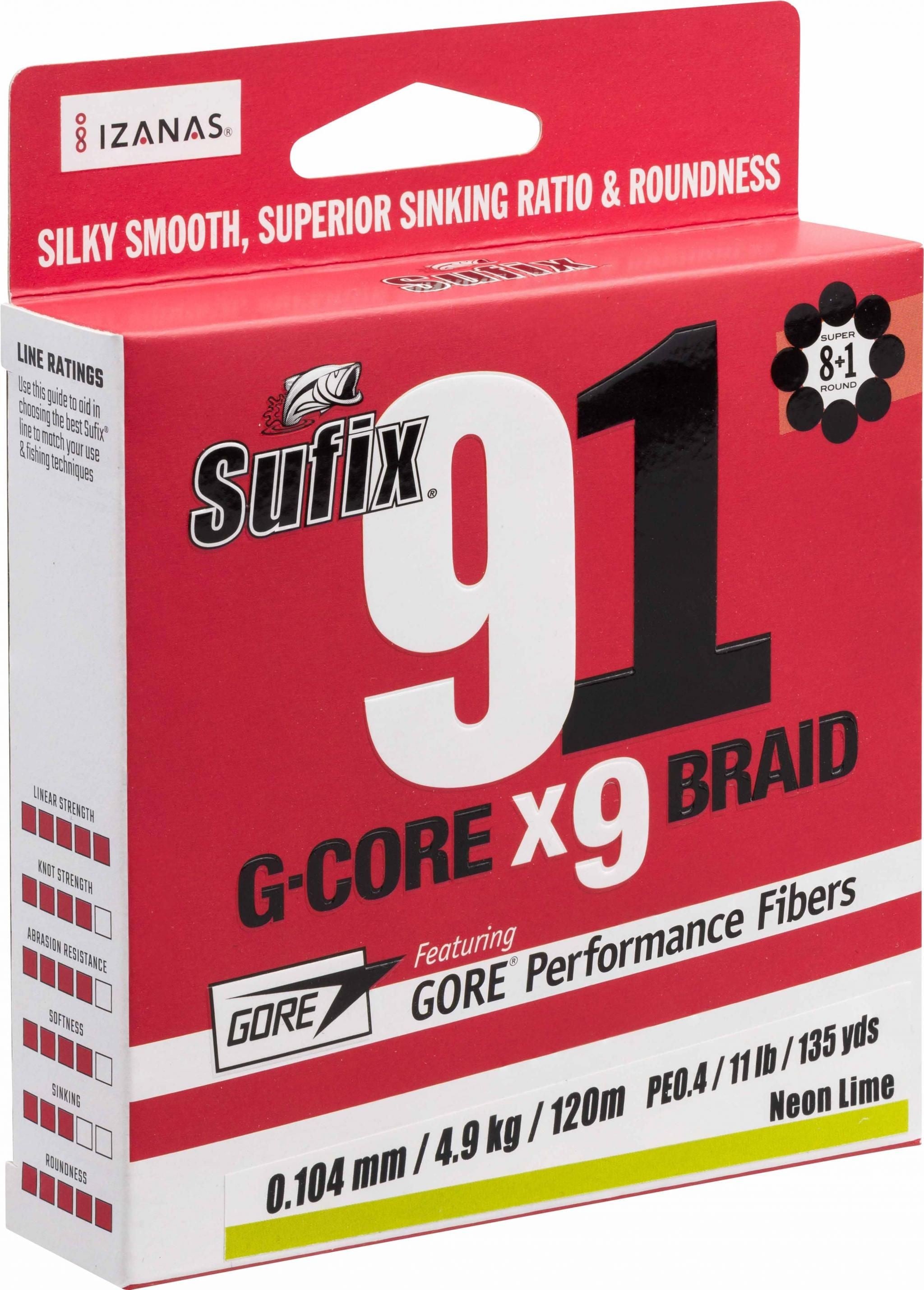 Sufix 91 BRAID 150M CHARTREUX 0,104mm 4kg 11LB
