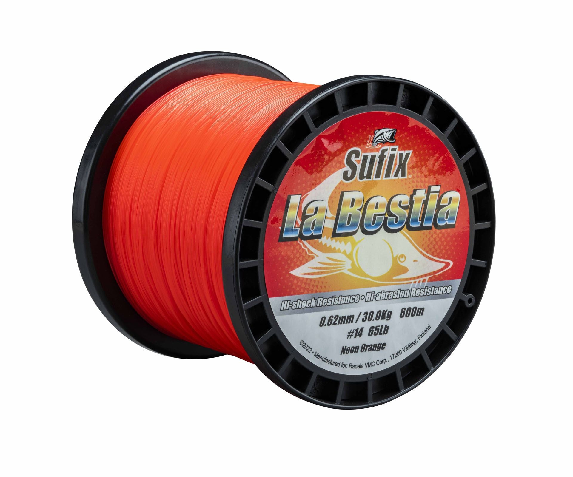 SUFIX LA BESTIA 600M ORANGE 65LB