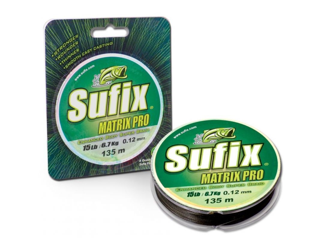 Sufix MATRIX PRO 135M 0,50MM 150LB/67.5KG/MID.GREEN