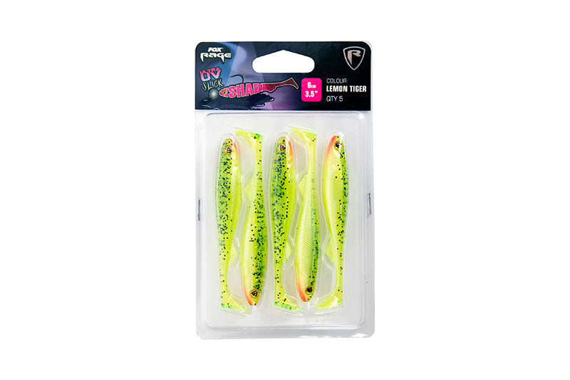 Fox Rage Ultra UV Slick Shad Single Colour Packs