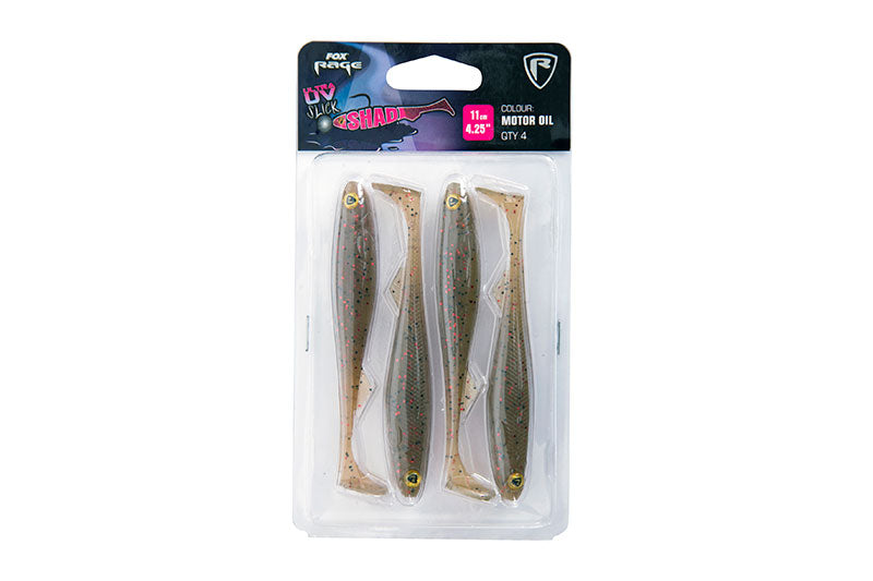 Fox Rage Ultra UV Slick Shad Single Colour Packs