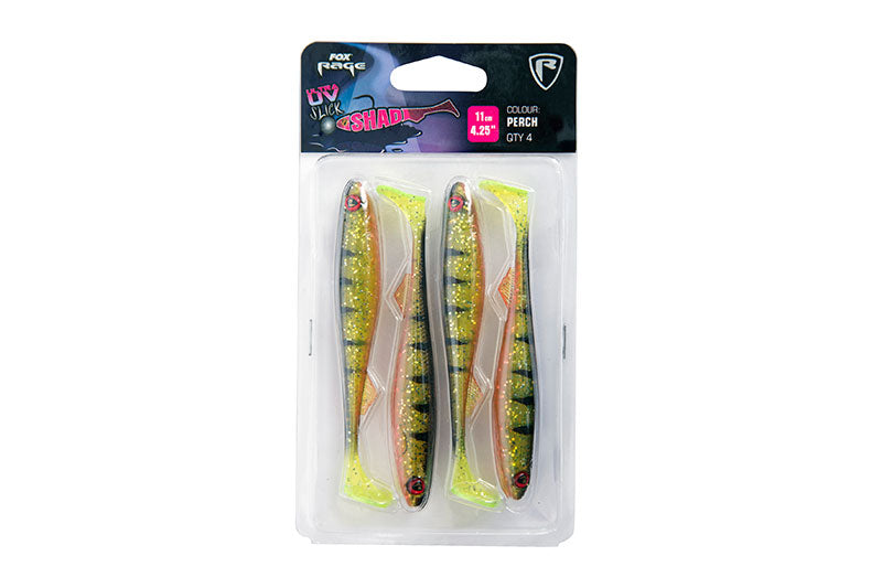 Fox Rage Ultra UV Slick Shad Single Colour Packs