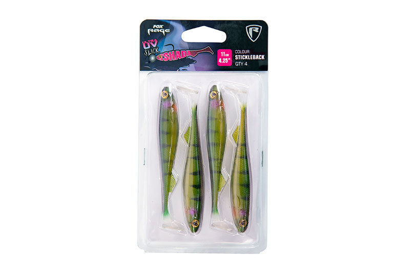 Fox Rage Ultra UV Slick Shad Single Colour Packs