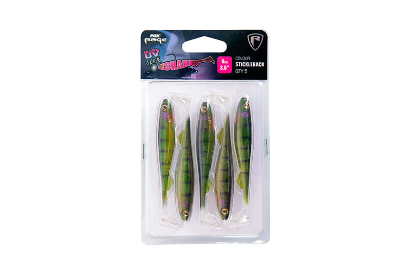 Fox Rage Ultra UV Slick Shad Single Colour Packs