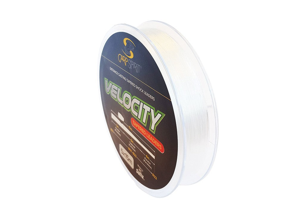 Velocity Tapered Leaders 5X15M 0,23-0,57MM