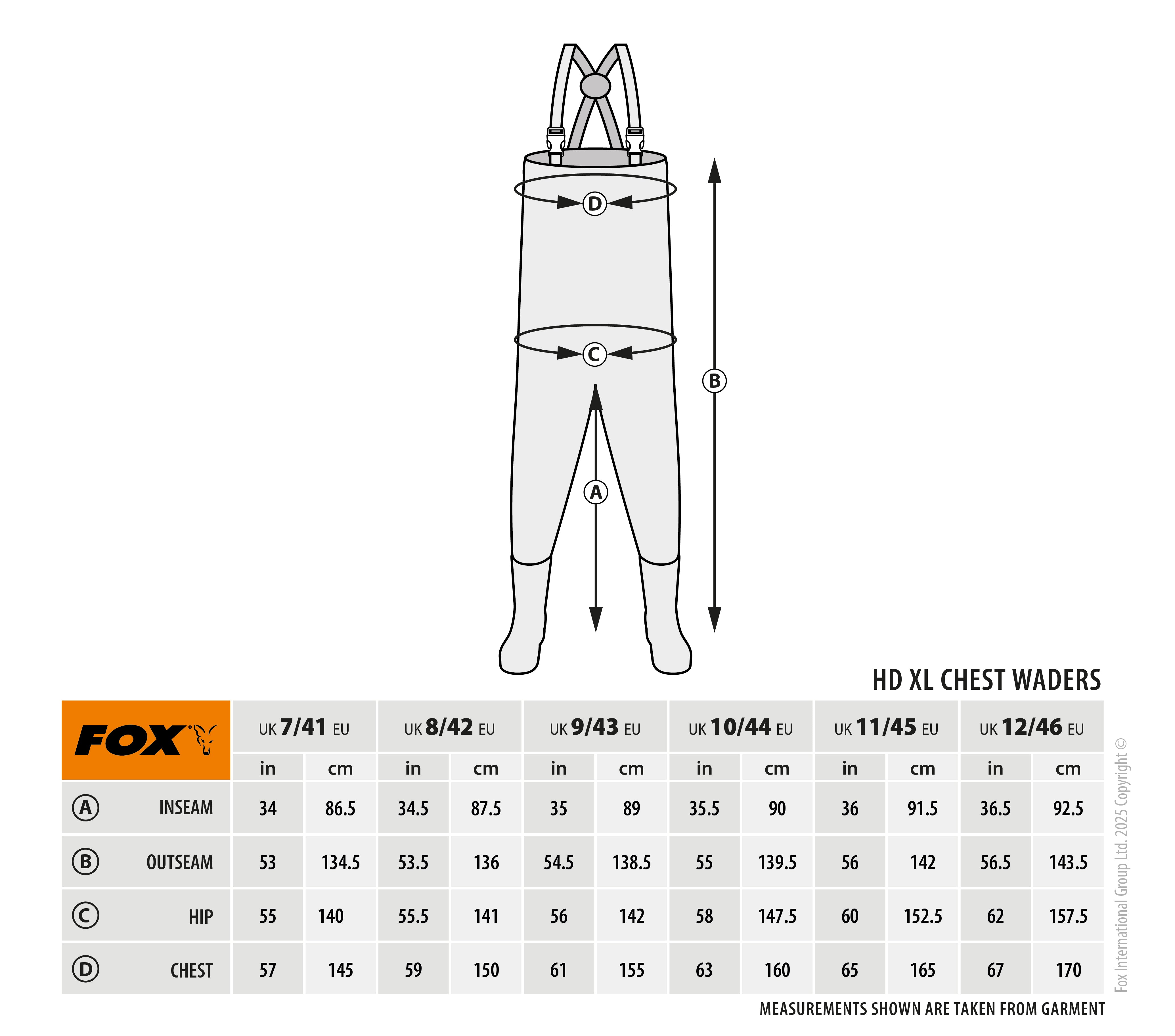 Fox HD XL Waders